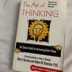 “the Art or Thinking” book